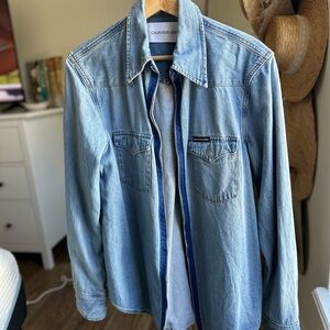Calvin Klein Light Blue Denim Shirt